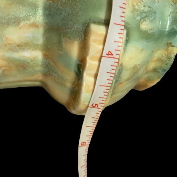 Antique Crown Devon Marbled Vase, Marked #E108/7/IN - Picture 9 of 9